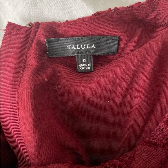 Talula Burgundy Dress - Picture 3 of 3